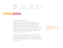 Tablet Screenshot of kinleyjones.com